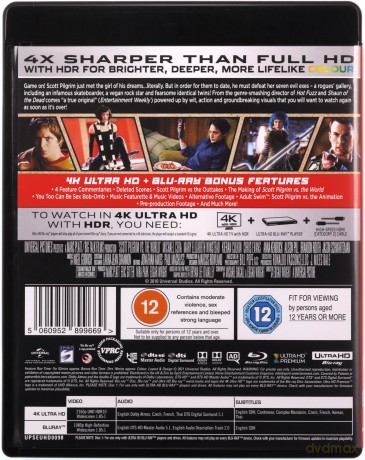 Scott Pilgrim Vs. The World (Scott Pilgrim kontra świat) [Blu-Ray 4K]+[Blu-Ray]