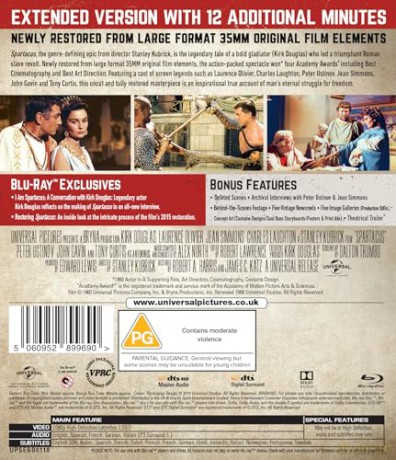 Spartacus (Spartakus) [Blu-Ray]