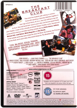 The Breakfast Club (Klub winowajców) [DVD]