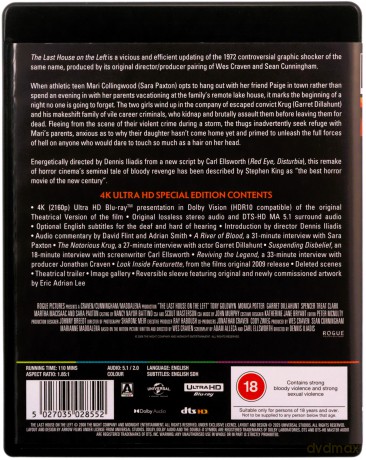 The Last House On The Left (Ostatni dom po lewej) [Blu-Ray 4K]