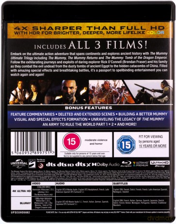 Mumia Trylogia [3xBlu-Ray 4K]+[3xBlu-Ray]