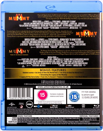 The Mummy Trilogy [3xBlu-Ray]