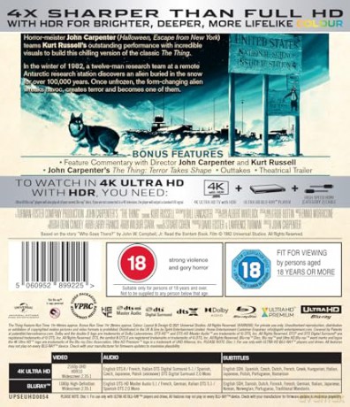 The Thing (Coś) [Blu-Ray 4K]+[Blu-Ray]