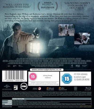 The Witch (Czarownica: Bajka ludowa z Nowej Anglii) [Blu-Ray]