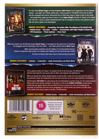 Three Flavours Cornetto Trilogy [3DVD]