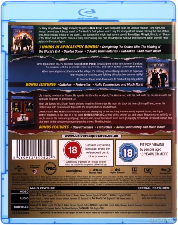 Three Flavours Cornetto Trilogy [3xBlu-Ray]