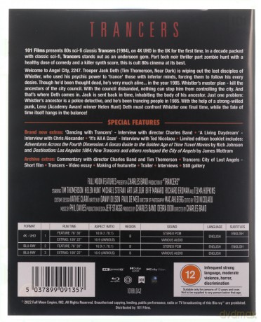 Trancers [Blu-Ray 4K] + [2xBlu-ray]