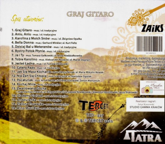 Tatra: Graj Gitaro [CD]