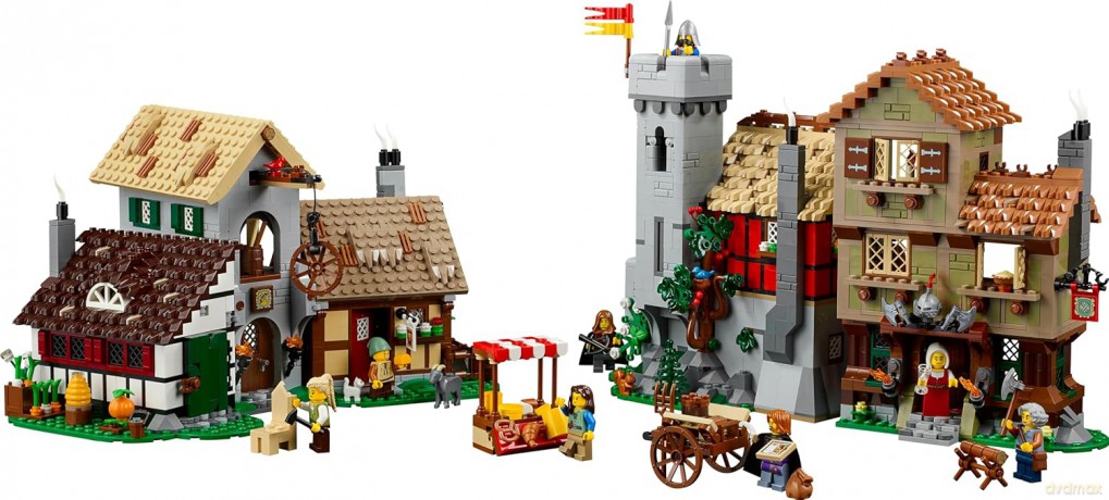 LEGO Icons Średniowieczny plac miejski (10332) [KLOCKI]