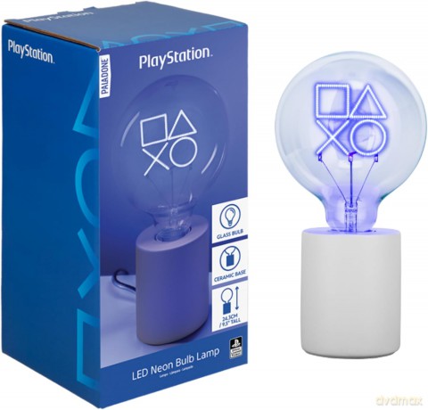 Playstation lampka - żarówka neonowa (wysokość: 24,3 cm) / Playstation LED Neon Bulb Lamp (high: 24,3 cm)