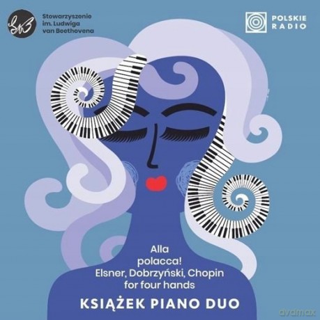 Książek Piano Duo: Alla polacca! Elsner, Dobrzyński, Chopin for four hands [CD]