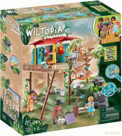 PLAYMOBIL Wiltopia - Rodzinny domek na drzewie (71013)