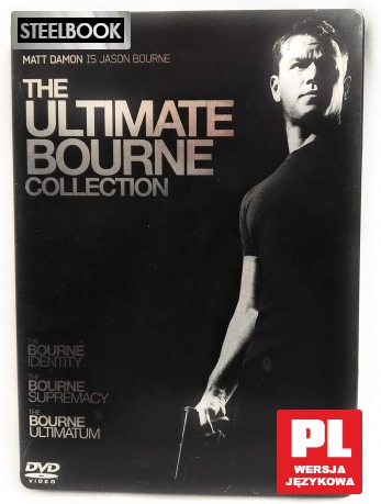 The Ultimate Bourne Collection: Tożsamość Bourne'a / Krucjata Bourne'a / Ultimatum Bourne'a (steelbook) [3DVD]