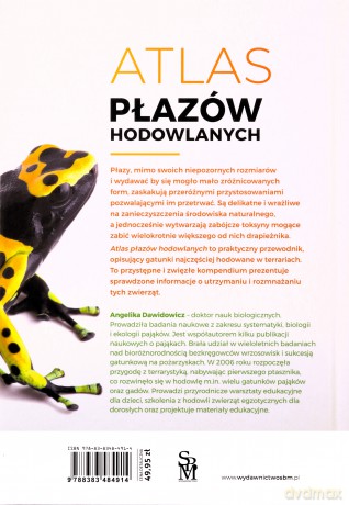 Atlas płazów hodowlanych. 100 gatunków - Angelika Dawidowicz [KSIĄŻKA]