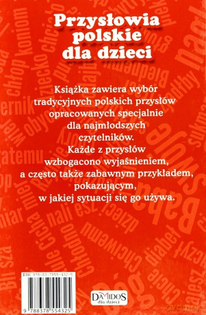 Przysłowia Polskie Dla Dzieci Tw [KSIĄŻKA]