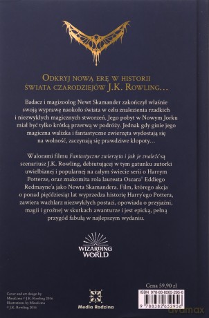 Fantastyczne zwierzęta i jak je znaleźć. Scenariusz oryginalny. Harry Potter - Joanne K. Rowling [KSIĄŻKA]