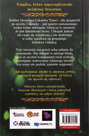 Jak wytresować smoka (Tom 1) - Cressida Cowell [KSIĄŻKA]