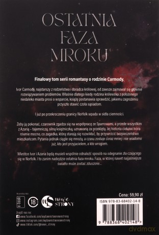 Ostatnia faza mroku. Rodzina Carmody (Tom 3) (ilustrowane brzegi) - Agata Polte [KSIĄŻKA]