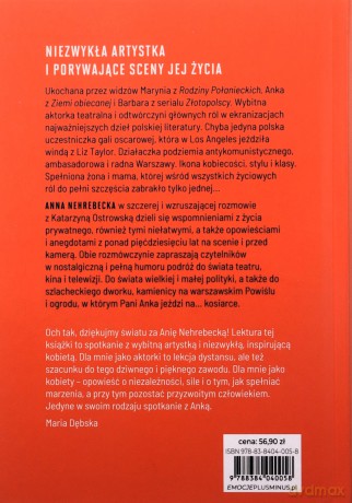 Pani Anka Nehrebecka w rozmowie z Katarzyną Ostrowską - Anna Nehrebecka, Katarzyna Ostrowska [KSIĄŻKA]