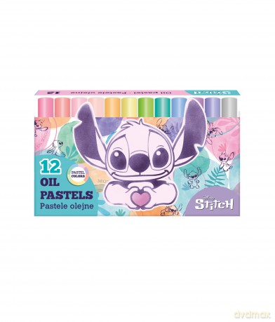 Pastele olejne Disney Fashion Stitch 12 kolorów