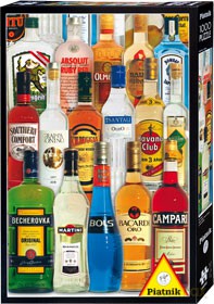 Puzzle 1000 Alkohole Świata [PUZZLE]