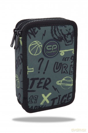 Piórnik 2-komorowy z wyposażeniem Coolpack Jumper 2 Tiger