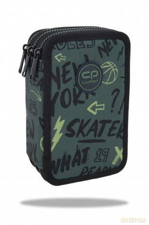 Piórnik 3-komorowy z wyposażeniem Coolpack Jumper 3 Tiger