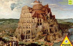 Puzzle 1000 Bruegel Wieża Babel [PUZZLE]