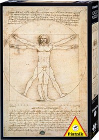Puzzle 1000 Da Vinci Proporcje [ZABAWKA]