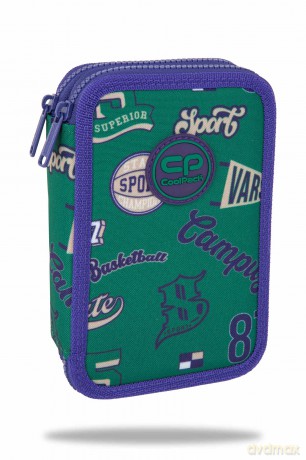 Piórnik podwójny z wyposażeniem Coolpack Jumper 2 American Retro