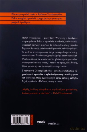 Rafał. Rafał Trzaskowski w rozmowie z Donatą Subbotko - Rafał Trzaskowski, Donata Subbotko [KSIĄŻKA]