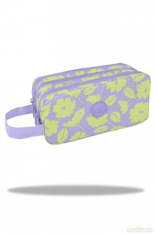 Saszetka potrójna z rączką Coolpack Primus L Flores Lila