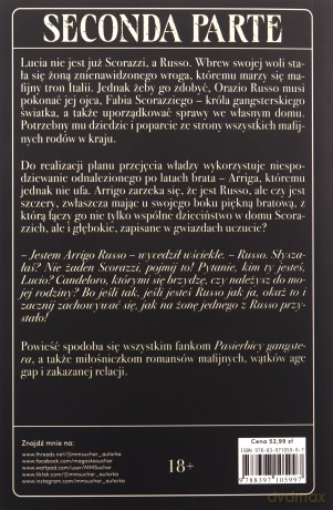Seconda parte. Córka gangstera - Monika Magoska-Suchar [KSIĄŻKA]