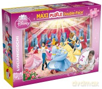 Puzzle 108 Księżniczki Dwustronne Maxi [PUZZLE]