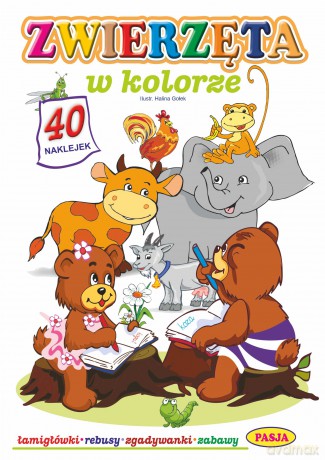 Zwierzęta w kolorze - Halina Gołek [KSIĄŻKA]