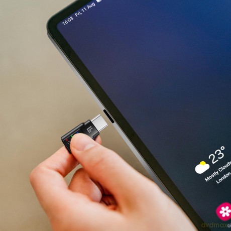 Adapter audio USB-C/M na 3.5mm/F, DAC, EQ
