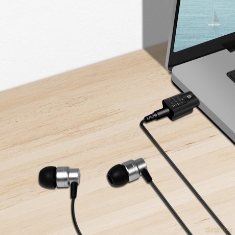 Adapter audio USB-C/M na 3.5mm/F, DAC, EQ