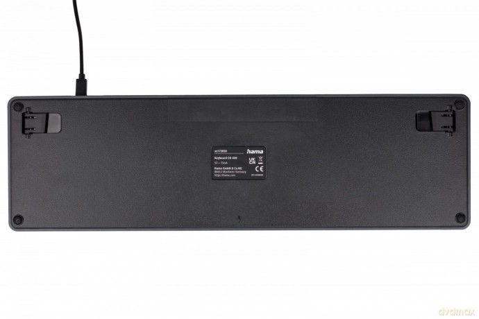 Klawiatura CK-400 przewodowa Czarno-szara