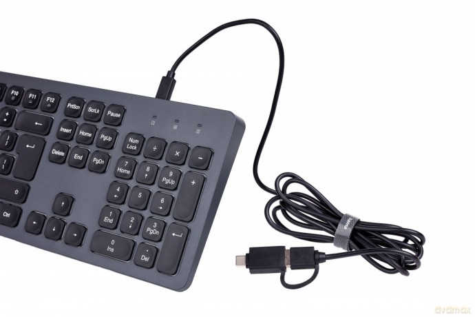 Klawiatura CK-400 przewodowa Czarno-szara