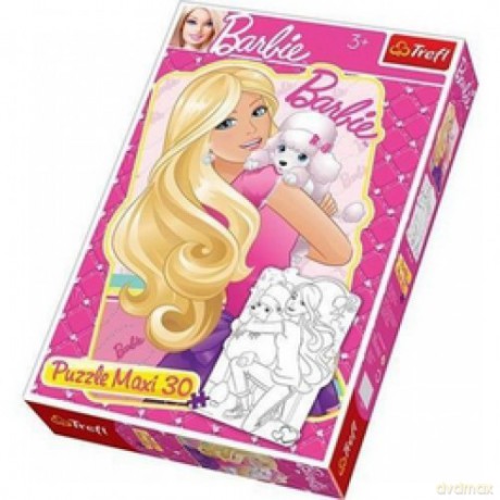 Puzzle 30 Przygody Barbie Maxi [ZABAWKA]
