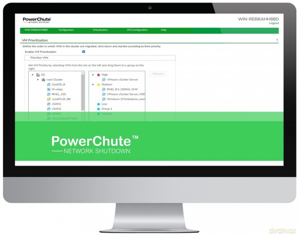 Licencja PowerChute Network Shutdown maszyny wirtualne oraz HCI 3 lata