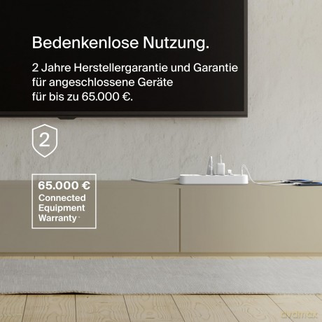 Listwa przeciwprzepięciowa SurgePlus 8x schuko 1xUSB-A 1xUSB-C 900J 2m
