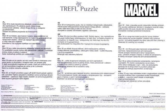 Puzzle 30 Przygody Spidermana Maxi Konturowe [PUZZLE]