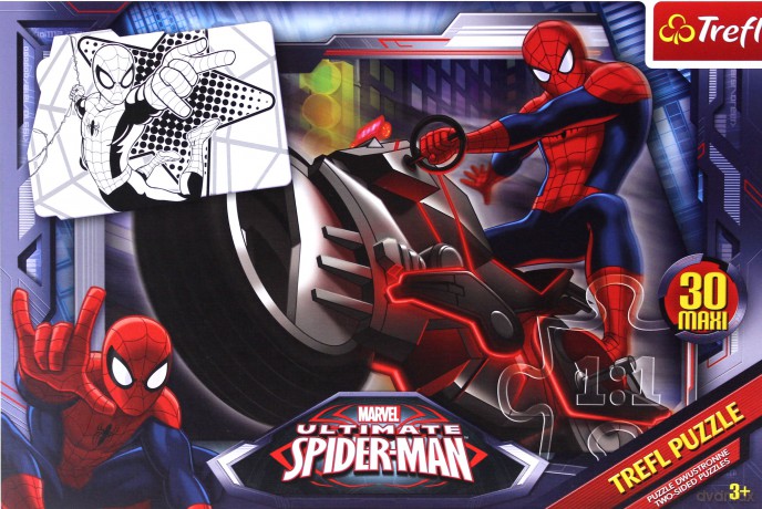 Puzzle 30 Przygody Spidermana Maxi Konturowe [PUZZLE]