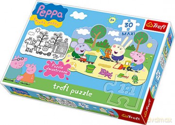 Puzzle 30 Przygody Świnki Peppy Maxi [PUZZLE]