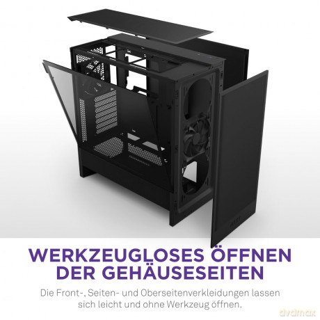 Obudowa H5 FLOW Midi Tower z oknem (2024) Czarna