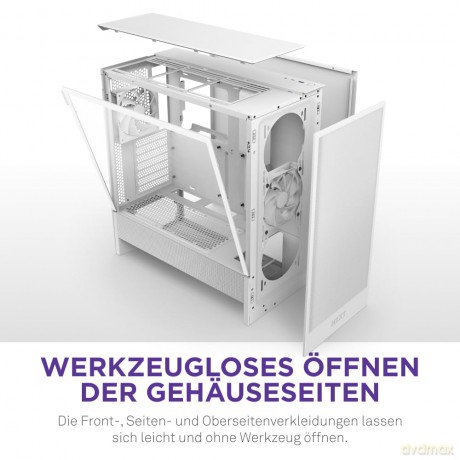 Obudowa H5 FLOW RGB Midi Tower z oknem (2024) Biała