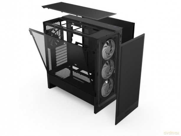 Obudowa H5 FLOW RGB Midi tower z oknem (2024) Czarna