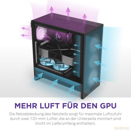 Obudowa H5 FLOW RGB Midi tower z oknem (2024) Czarna
