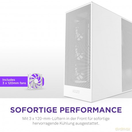 Obudowa H7 Flow Midi Tower z oknem (2024) Biała